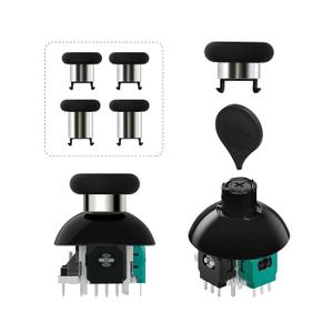 AKNES GuliKit TMR Electromagnetic Joysticks Compatible with Xbox Series SX/Elite 2 Controller, 720 Adjustable Tension Stick Replacement, with 3 Pairs Height Thumbstick Caps