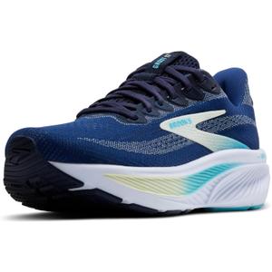 Brooks Women’s Ghost 17 Neutral Running Shoe - Navy/Green/Turquoise - 10 Medium