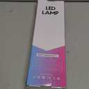 LED Desk Lamp with USB Charging Port, 5 Color Modes 10 Brightness, Dual Swing Arm Dimmable Desk Lamps for Home Office Nail Dorm (Black)