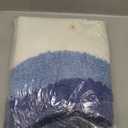 HAOCOO Blue Bathroom Rug, 20x31 inch, Extra Soft Non Slip Microfiber Absorbent Washable Shower Rug Doormat Carpet for Floor Tub Shower