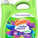 Gain + Odor Defense Liquid Fabric Softener, Super Fresh Blast Scent, 140 oz 190 Loads, HE Compatible