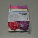 2 x PACIFIC PPE 2 Pairs Gardening Gloves for women and Ladies, Rubber Coated Garden Gloves, Outdoor Protective Work Gloves, Small, Pruple & Red