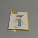 Glocusent USB Rechargeable Book Light for Reading in Bed, Portable Clip-on LED Reading Light, 3 Amber Colors & 5 Brightness Dimmable, Compact & Long Lasting, Perfect for Book Lovers (Blue-Pro Max)