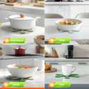 IPOW Festive Silicone Tree Trivet Set for Hot Pots & Pans - Heat-Resistant, Space-Saving Holiday Kitchen Decor & Practical Gift (Dishwasher Safe) (Green)