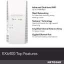 NETGEAR WiFi Mesh Range Extender (EX6400) - Add up to 2,100 sq. ft., 35 Devices - AC1900 Dual Band Wireless Signal Booster & Repeater (up to 1.9 Gbps Speed), Smart Roaming Free Expert Help