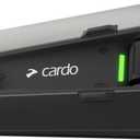 Cardo PACKTALK Edge Motorcycle Bluetooth Communication System Headset Intercom - Single Pack, Black