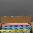 ProSource Foam Puzzle Floor Play Mat for Kids and Babies with Solid Colors, 36 or 16 Interlocking Tiles with Borders, Assorted