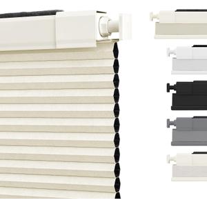 SUNOFF Cordless No Drill Blackout Cellular Shades, 39" W x 48" H, Beige