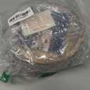 Acacia Wood Round Dinner Plates 6 Inch - Serving Tray & Platters for Home Decor, Food, Vegetables, Fruit, Charcuterie, Appetizer (Set of 4 Wooden Charger)