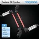 Marsram Spark Plug Wires 48322R Compatible for 1999-2019 Chevy Chevrolet GMC Cadillac Silverado Avalanche Suburban Tahoe Sierra Yukon 2003 2004 2005 2006 2007 2008 2009 2010 V8 Engine (8 PCS) Bent
