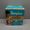 Pampers Swaddlers Diapers, Size 0 (up to 10 lbs), 140 Count, Absorbent, Keeps Baby Dry and Comfortable, Skin Safe Disposable Baby Diaper 