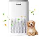 Air Purifiers for Home Large Room Bedroom Up to 1800Ft², Avamia H14 HEPA Air Purifier for Pets with Laser Air Quality Sensor and Sleep Mode, Air Filter Cleaner for Dust, Smoke, Pets Hair, Odor, Pollen