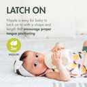 Boon Nursh Bottles - Silicone Baby Bottles Help Ease Colic Symptoms - Reusable Food-Grade Silicone Pouches with Polypropylene Shell - Medium Flow - 8 Oz - Speckle Green