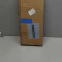 Moen Ronan Matte Black Double Bend Single Hole Modern Bathroom Sink Faucet with Optional Deckplate and Spring Loaded Drain Assembly, 84024BL