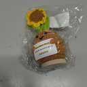 Gossby Gift for Mom from Daughter, Son, Kids - Mother's Day Basket Stuffers - Excellent MOM Would Recommend Sunflower Crochet - Christmas, Birthday Gift Idea for Mama - Knitted Crochet Doll