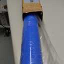 TapeManBlue Floor Protection Film, 36" x 200', Made in USA, Blue Self Adhesive Floor Protector Tape for Moving, Painting and Construction, Temporary Covering to Shield Hardwood, Tile, Hard Surfaces