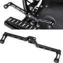Heel Toe Gear Shift Lever + Shift Peg for Harley FL Softail/Touring, Road King, Street Glide/Tri Glide Trikes - Shifter Lever (Black)