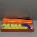 Nerf Dog Fetch Game Mega Set Dog Toy, Includes 20 Inch Tennis Ball Blaster and 12 Squeak Tennis Balls, Orange