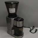 Aromaster Burr Coffee Grinder with 48 Gind Settings, Conical Coffee Bean Grinder for Home Use,Stainless Steel,40 Seconds Adjustable Timer,Antistatic,Easy to Clean with Brush