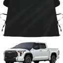Windshield Cover for Ice and Snow for F150 F250 F350 2024 2025 Supercab, 600D Oxford All-Season Windshield Cover Protector for Sierra,Tundra Truck Extra Large Pickup Accessorie (78" x 47")