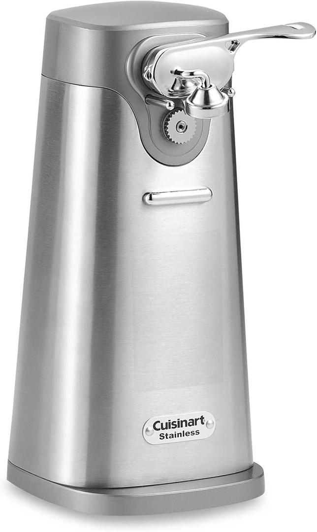 Cuisinart SCO60 Deluxe Electric Can Opener, QualityEngineered Motor System Allows you to Open Any Size Can, Stainless Steel