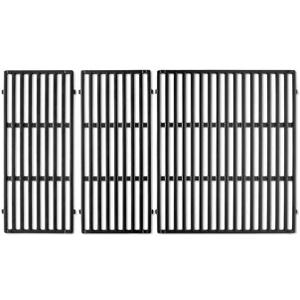 Weber Crafted Porcelain-Enameled Cast-Iron Cooking Grates, Genesis 400 Series, 
33.7"L x 33.7"W x 0.4"Th