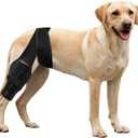 Dog ACL Brace Hind Leg, Dog Knee Brace for Front Torn and Back Hind Rear Leg ACL Tear,Hip Dysplasia, Dog Arthritis and Luxating Patella, Adjustable and Comfortable (Large)