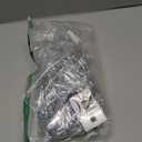 succulentlovers 22 Inch Christmas Tree Icicles Tinsel, 6000 Strands Silver Tinsel Foil Fringe Icicles, Shiny Icicle Tinsel Strands for Xmas Tree Holiday Birthday Party Wedding Decorations