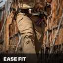 CQR Men's Tactical Pants, Water Resistant Ripstop Cargo Pants, Lightweight EDC Work Hiking Pants, Outdoor Apparel