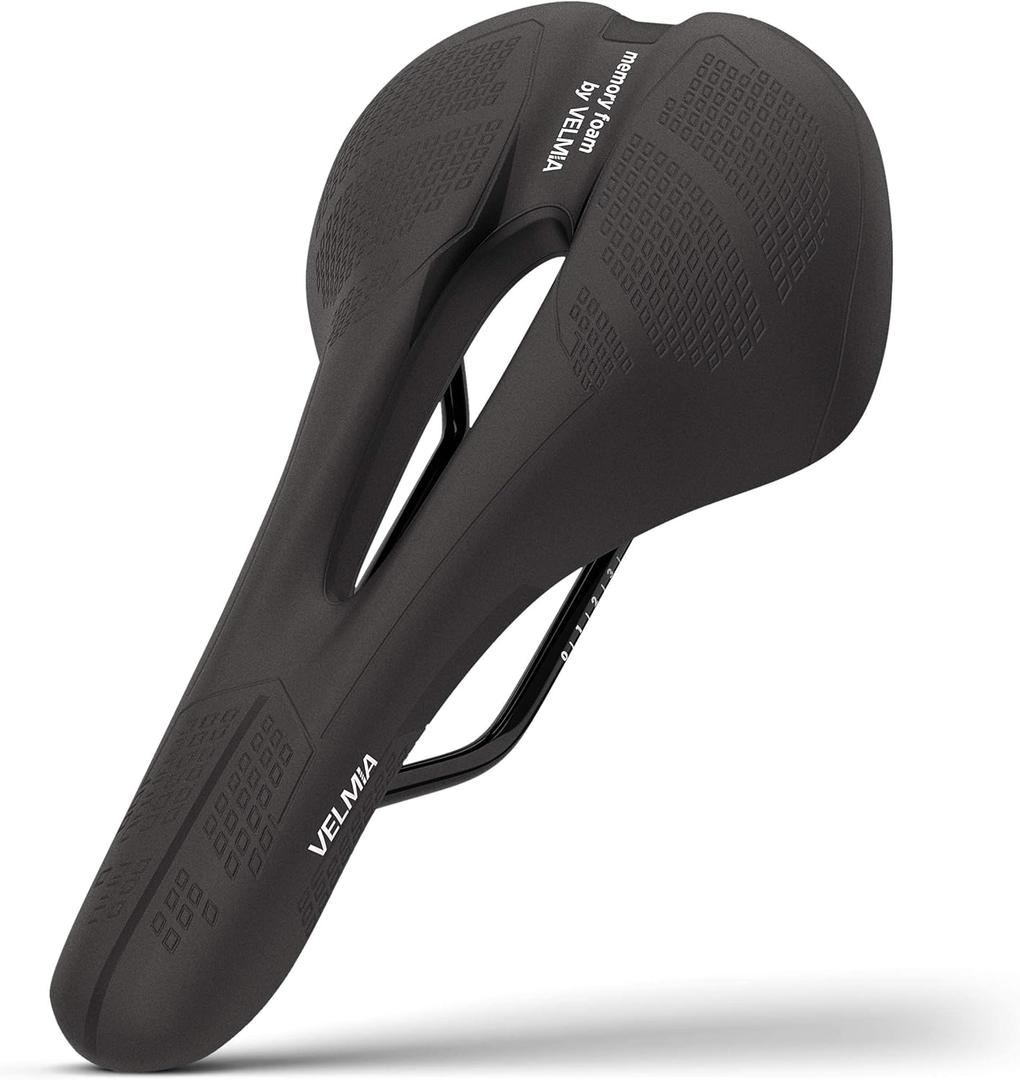 Bike Seat designed in Germany, made of Comfy Memory Foam I Bicycle Seat for Men and Women, Waterproof Bike Saddle with smart Zone-Concept I Exercise Bike Seat, Seat for BMX, & Road (TREKKING)