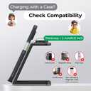 Meifigno Watch Charger Stand for Pixel Watch 3/2/Fitbit Versa 4/3/sense 2/Sense (Not for Pixel Watch1/4), 3 in 1 Aluminum Alloy Pixel Charger Designed for Google Pixel 10 Pro XL/9/9a/8/7, for Buds