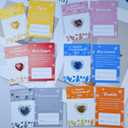 24Pack Valentines Day Cards for Kids School, Valentines Day Gifts For Kids Classroom with Heart Gemstones, Valentine Rock Crystal Exchange Gift Party Favor for Girls Boys School Class