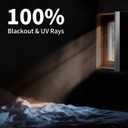 BKSAI 100% Blackout Window Cover, Portable Magnetic Black Out Curtains for Window, Black Out Shades No Drill Cuttable Blackout Blinds for Bedroom, RV, Nursery, Media Room, 39x57 inch, 2Pack