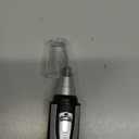 Ear and Nose Hair Trimmer Clipper - 2025 Professional Painless Eyebrow & Facial Hair Trimmer for Men Women, Battery-Operated Trimmer with IPX7 Waterproof, Dual Edge Blades for Easy Cleansing Black