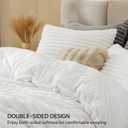 BEDELITE Fleece Twin Comforter Set -Super Soft & Warm Fluffy Bright White Bedding, Luxury Fuzzy Heavy Bed Set for Winter with 1 Pillow case