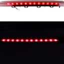 Third 3rd Brake Light for 1999-2004 Ford Mustang, High Mount Rear Roof LED Stop Lamp (Red Lens)
