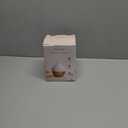 SALKING Essential Oil Diffuser, 100ml Small Aromatherapy Diffuser with Auto Shut-Off Function, Ultrasonic Diffusers for Essential Oils, Cool Mist Humidifier with Warm White Lights, for Office Home (White + Wooden Grain)