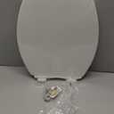 Elongated Toilet Seat 18.5" - Soft Close, Durable PP Toilet Seat, Easy Installation & Removal, Fits Most Toilet Bowls