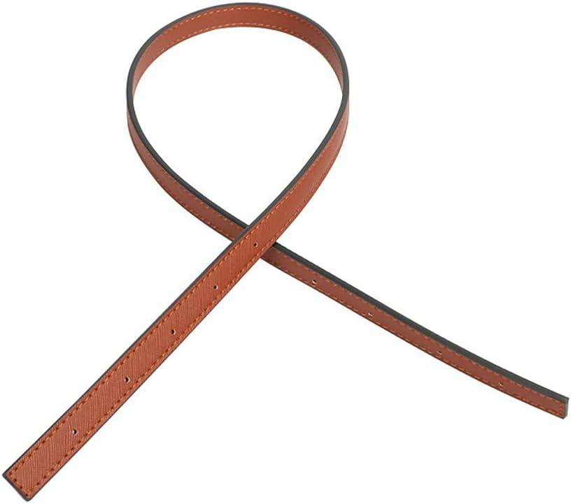 0.6" Wide Replacement Handbags Straps Leather Handle Bag Straps Purse Strap Replacement Strap for Tote Bags Brown