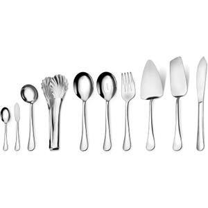 Serving Utensil Set,10 piece Serving Utensil with Serving SpoonsServing ForksServing Tongs Soup Ladle and Pie Server Buffet Catering Serving Utensils,Dishwasher Safe (5.5-11.2Inch-Serving Set-10pcs)