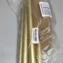 GEEBOBO 2 Pack Gold Curtain Rods for Windows 28 to 48 Inch, 1 Inch Adjustable Heavy Duty Easy Install Curtain Rods Set for Outdoor, Patio, Farmhouse, Bedroom, Living Room (Gold,30"-60",2 Pack)