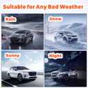 Osakesukar Driver Left Side Mirror Replacement For 2009-2017 TIGUAN OEM Fit Mirror Glass Replace 5N0857522A