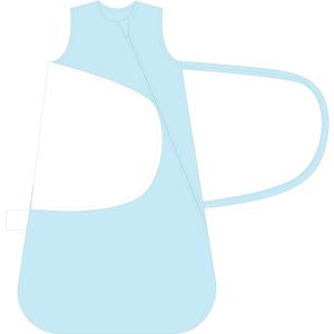 ZIGJOY Swaddle Sleep Sack Newborn 1.5 Tog Fleece Wearable Blanket Baby 0-6 Months - Lightweight MicroFleece Winter Sleeping Sacks Bag for Infant Girl Boy Gifts, Blue