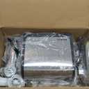 Electric Meat Grinder, Sausage Stuffer with 3 Sausage Tubes, 2 Blades, 3 Plates, 3200W Max, Meat Grinder Heavy Duty for Home Kitchen Use, Stainless Steel (Black)