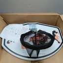 Trampoline Basketball Hoop with Mini Basketball Easy to Install Basketball Hoop for Trampoline Fit for Straight Pole and Curved Pole