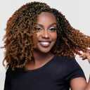 Aksice 12 Inch Yanky Twist Crochet Hair Pre-looped 8 Packs Ombre Brown Spring Twists Hair Senegalese Twist Crochet Hair with Curly Ends Synthetic Crochet Braids (1B/30#)