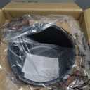 NutriChef 5qt Pasta Pot with Strainer Lid & Pasta Fork | Non-Stick Cooking Pot | Lockable Lid, Heat Resistant Handles | Even Heat Distribution | Easy Clean | Black Marble