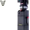 220V 60Hz Hydraulic Power Unit, Hydraulic Motor, Dump Trailer Pump14L Plastic Reservoir, Manual Button Control, for Auto Lifts, Vehicle Repair, Garage Equipment, and Industrial Applications
