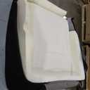 Silscvtt Mist Gray Driver Side Cloth Seat Cover and Sponge Cushion Replacement for Ram SLT ST 1500 2500 2002-2005