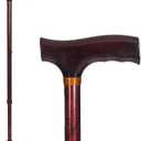 DMI Lightweight Aluminum Adjustable Walking Cane with Derby-Top Handle for Men and Women, 1 Count